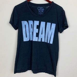Chaser DREAM Graphic Burnout T-Shirt Med